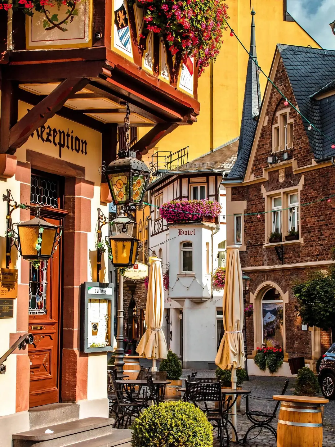 德国莱茵河畔🇩🇪从童话书里出来的小镇!