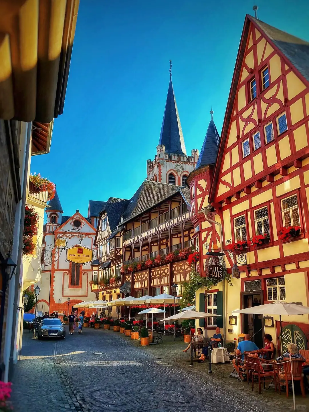 德国莱茵河畔🇩🇪从童话书里出来的小镇!