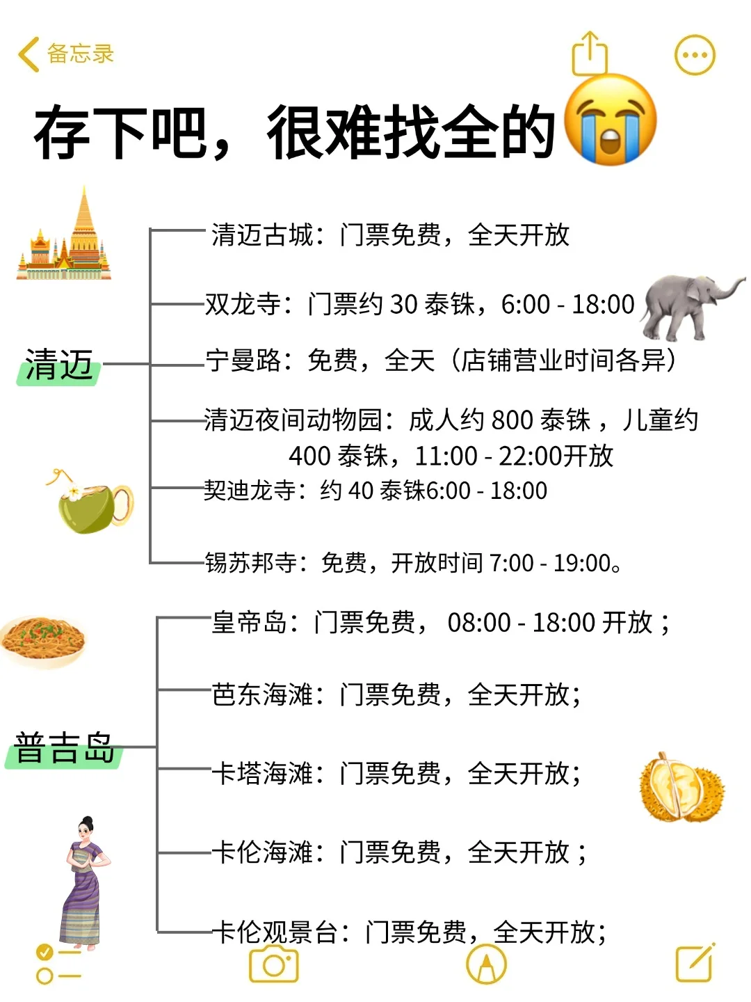 泰国 | 超详细旅游攻略✨