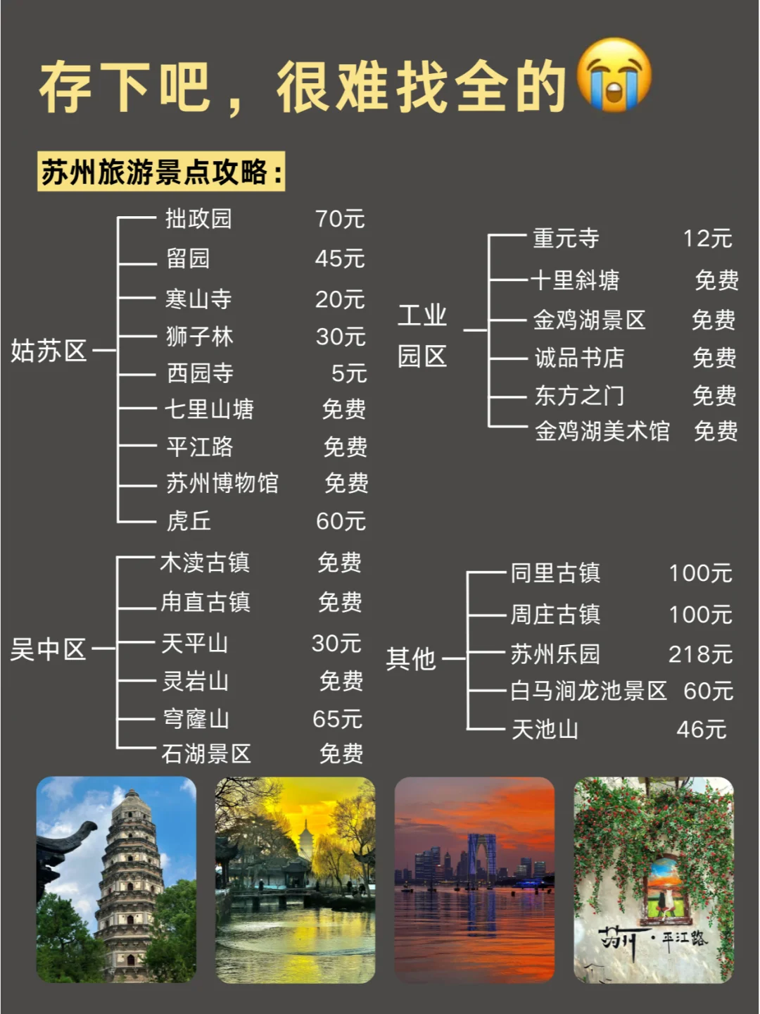 3-5月先别去苏州❗️旅游避雷全攻略🉑