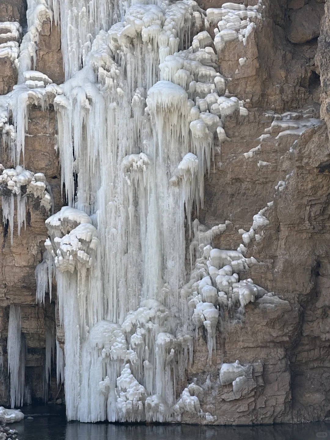 大同的冰瀑真的太美了！