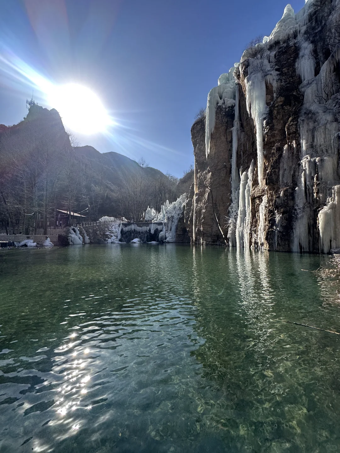 大同的冰瀑真的太美了！