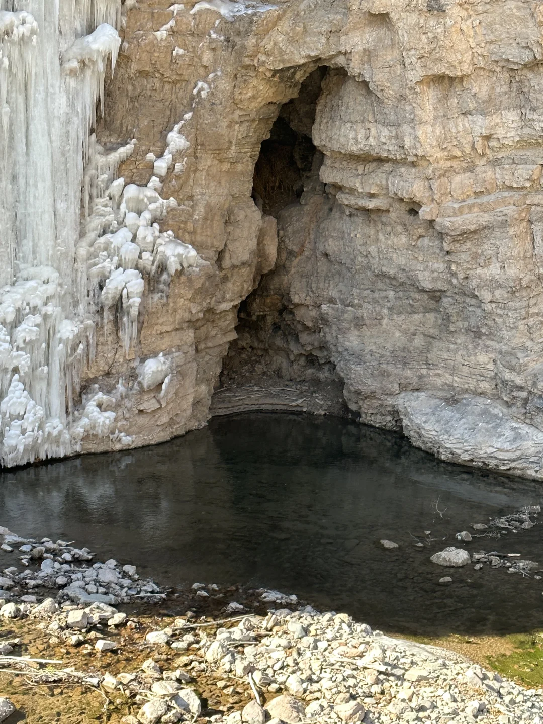 大同的冰瀑真的太美了！