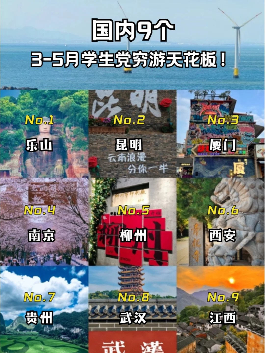 三月学生党穷游城市最少预算玩嗨超实用攻略