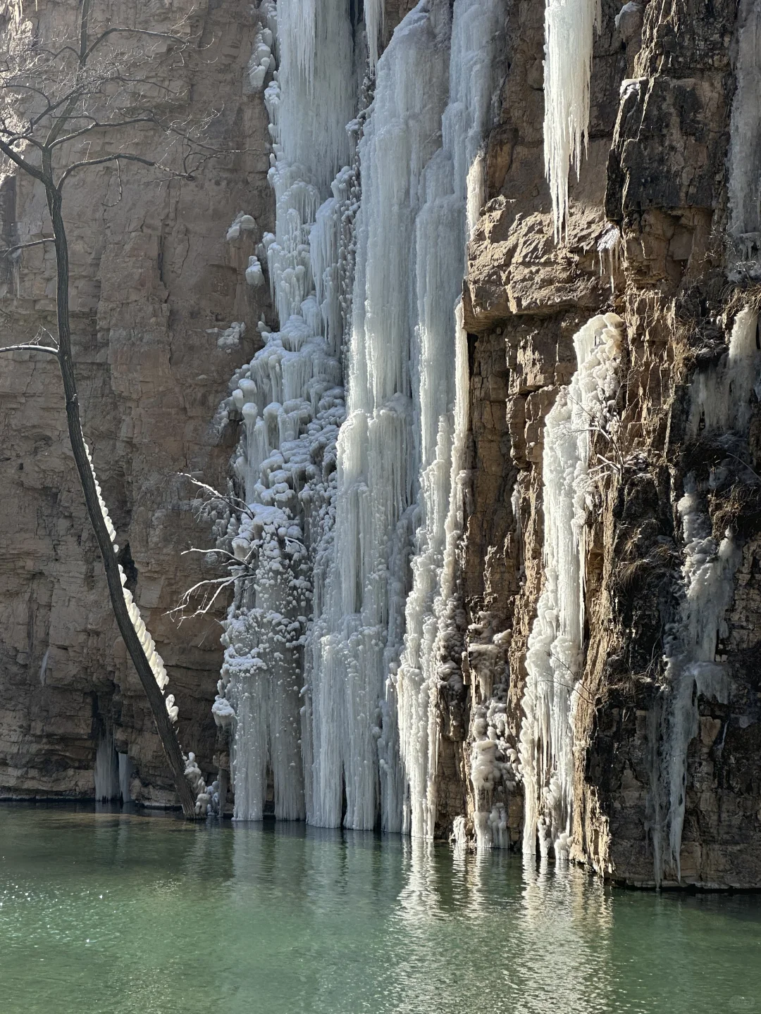 大同的冰瀑真的太美了！