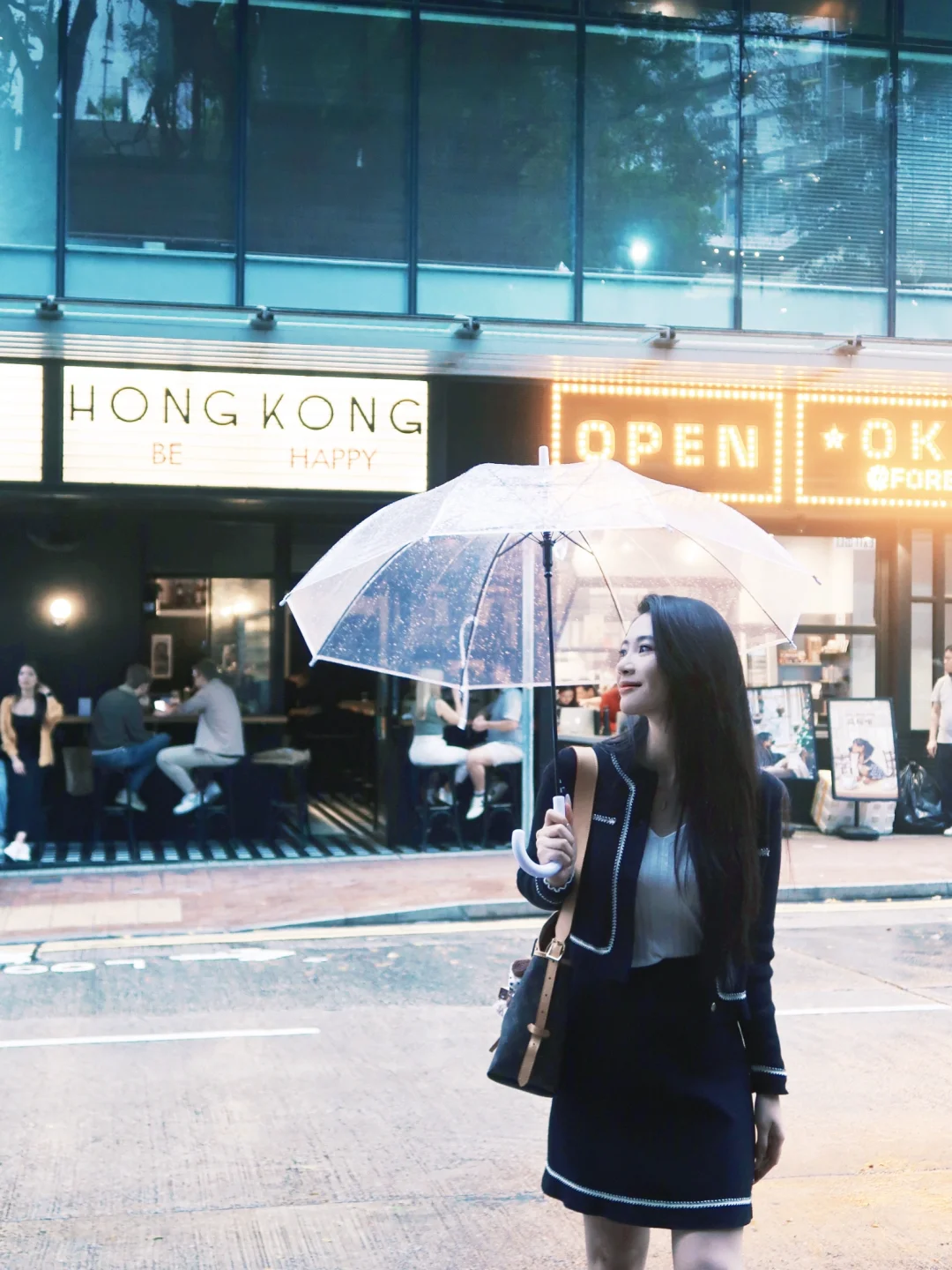 在香港拍出了人生照片