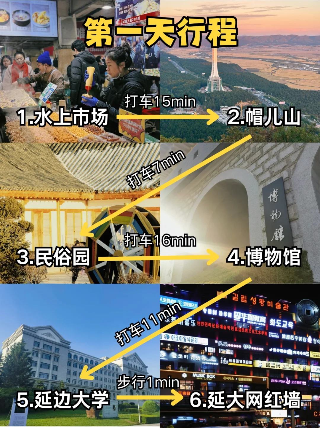 延吉📍懒人版旅游攻略!主打一个省力不绕路