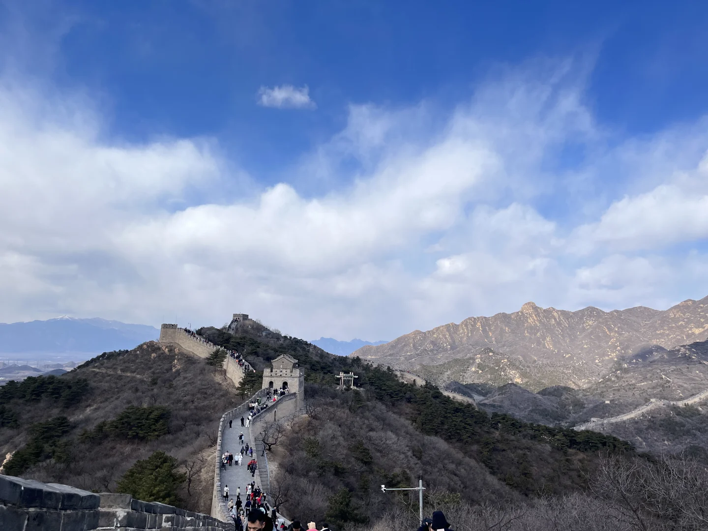 去了！长城！