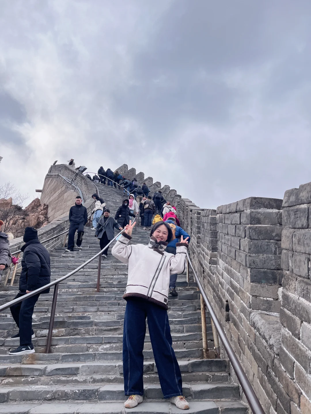 去了！长城！