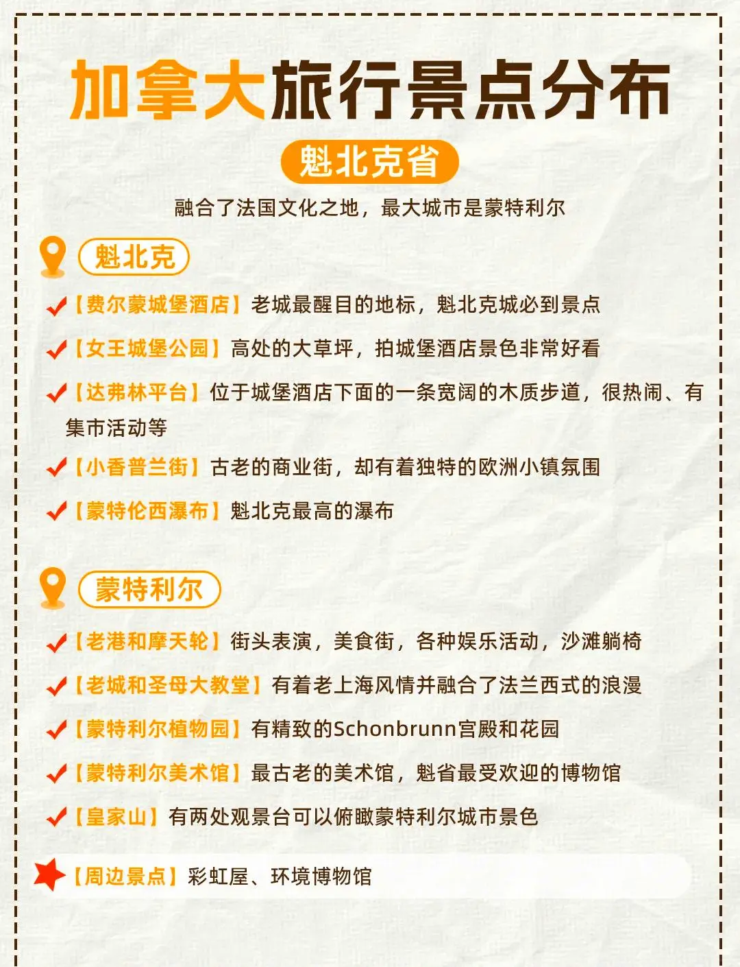 加拿大旅行必去景点全攻略，收藏不踩雷！