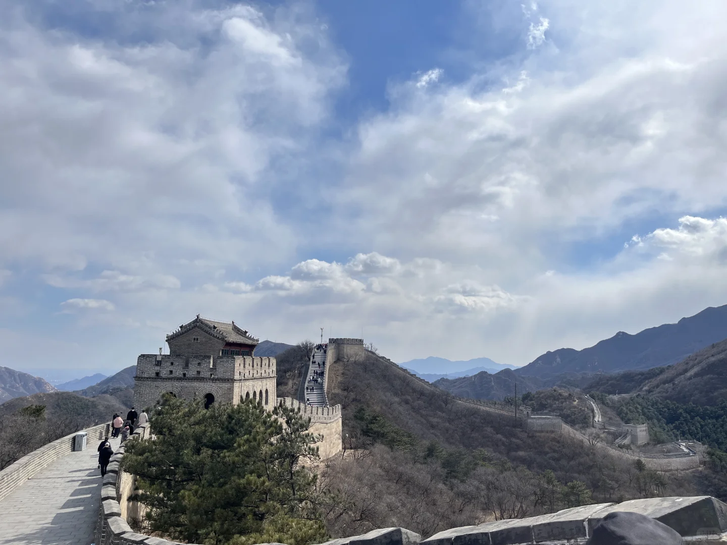 去了！长城！