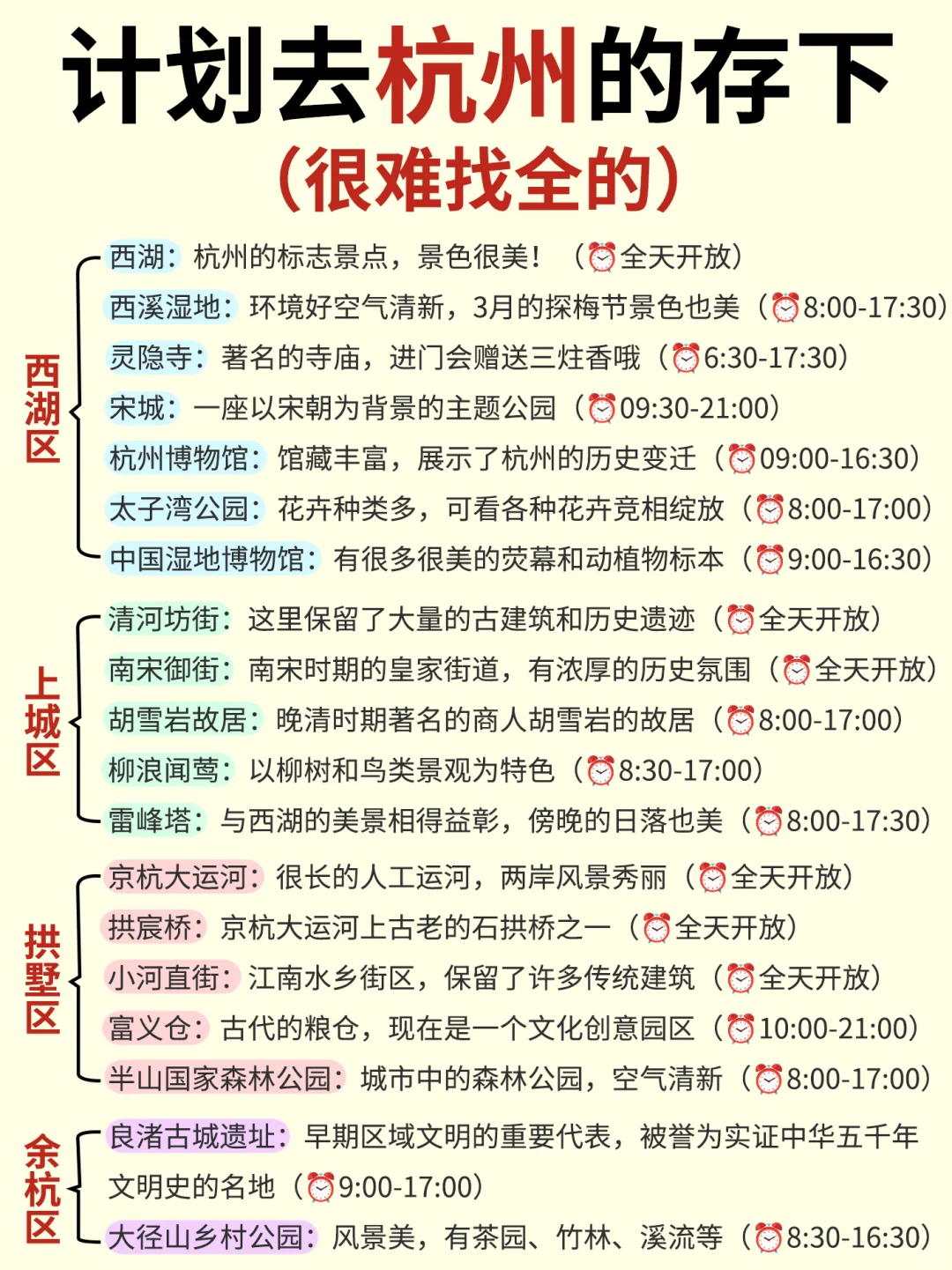 3🈷计划去杭州的存下把，很难找全的😭