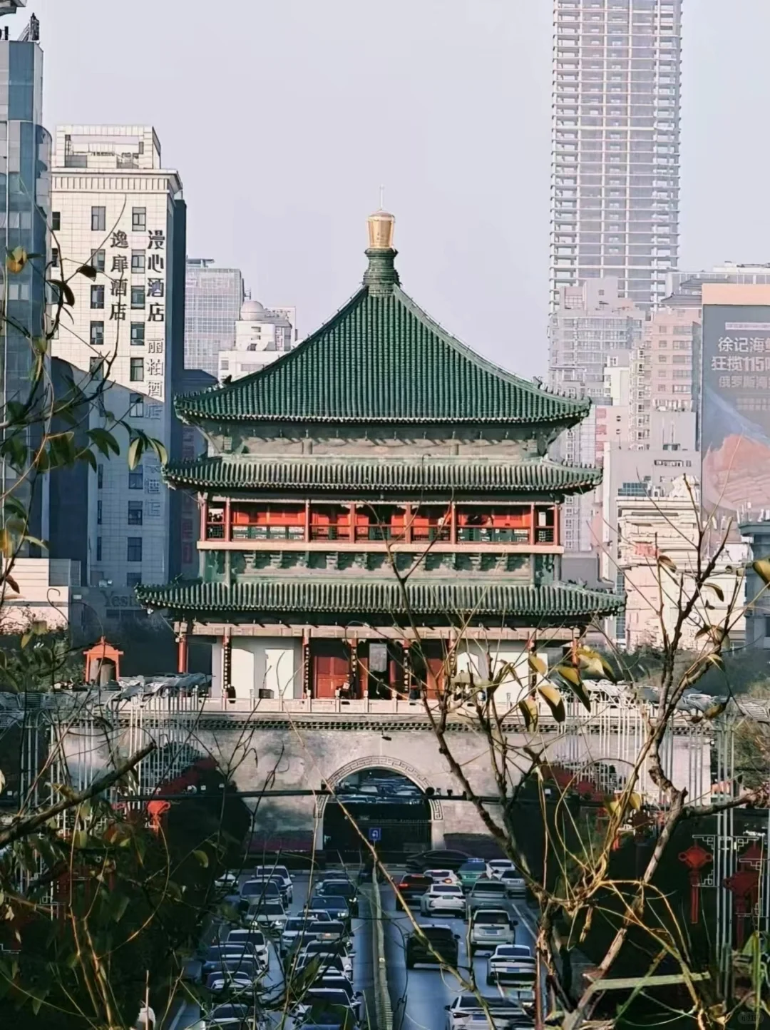 千年古都西安，一眼便是千年