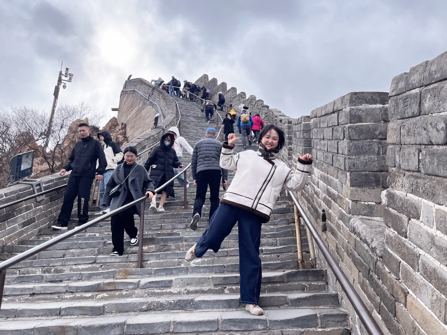 去了！长城！