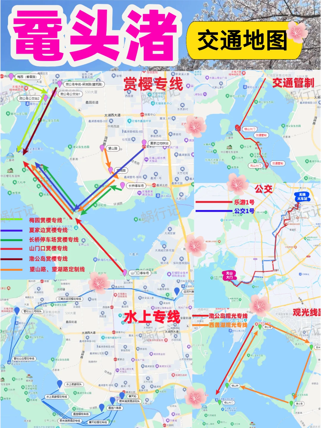 🌸鼋头渚赏樱保姆级攻略 | 全网最齐图文