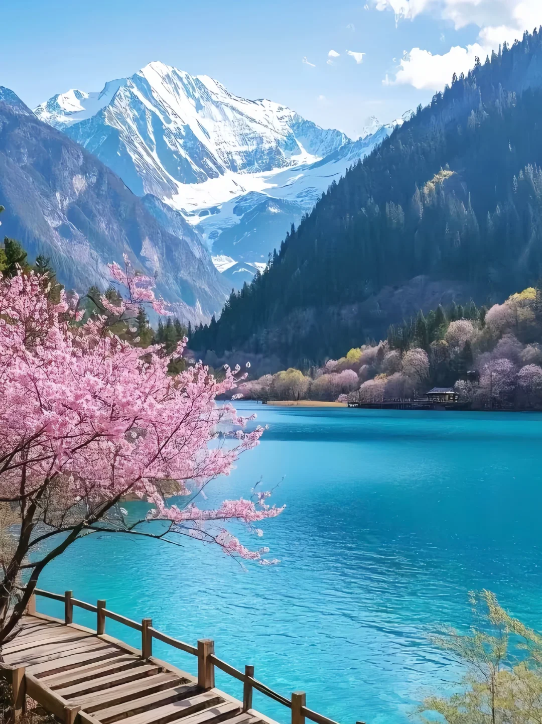 劝退不了一点，你可以永远相信九寨沟的春天