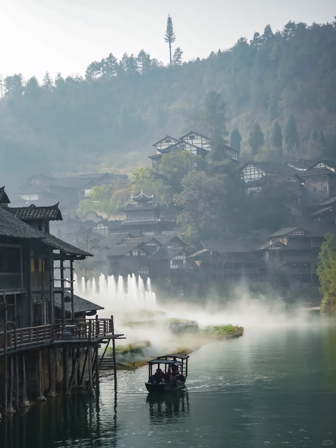 不敢想!在这样的古村仙境发呆,会有多治愈!
