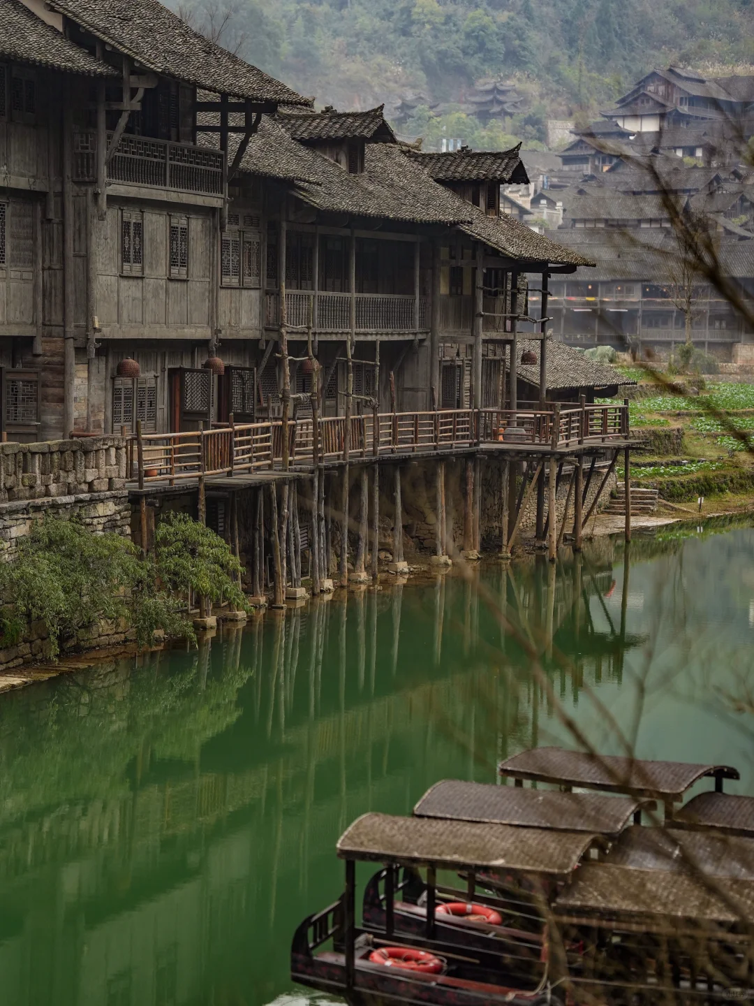 不敢想!在这样的古村仙境发呆,会有多治愈!