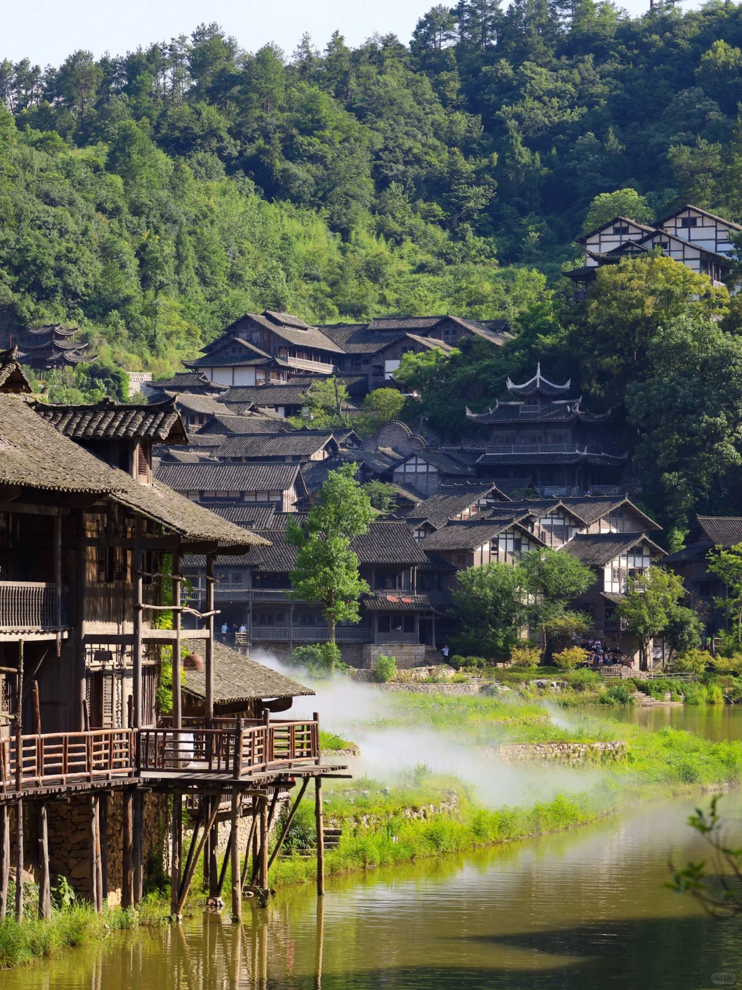 不敢想!在这样的古村仙境发呆,会有多治愈!