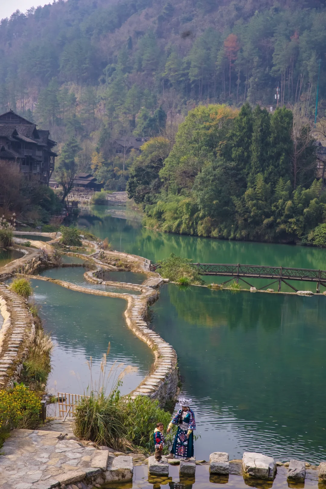 不敢想!在这样的古村仙境发呆,会有多治愈!