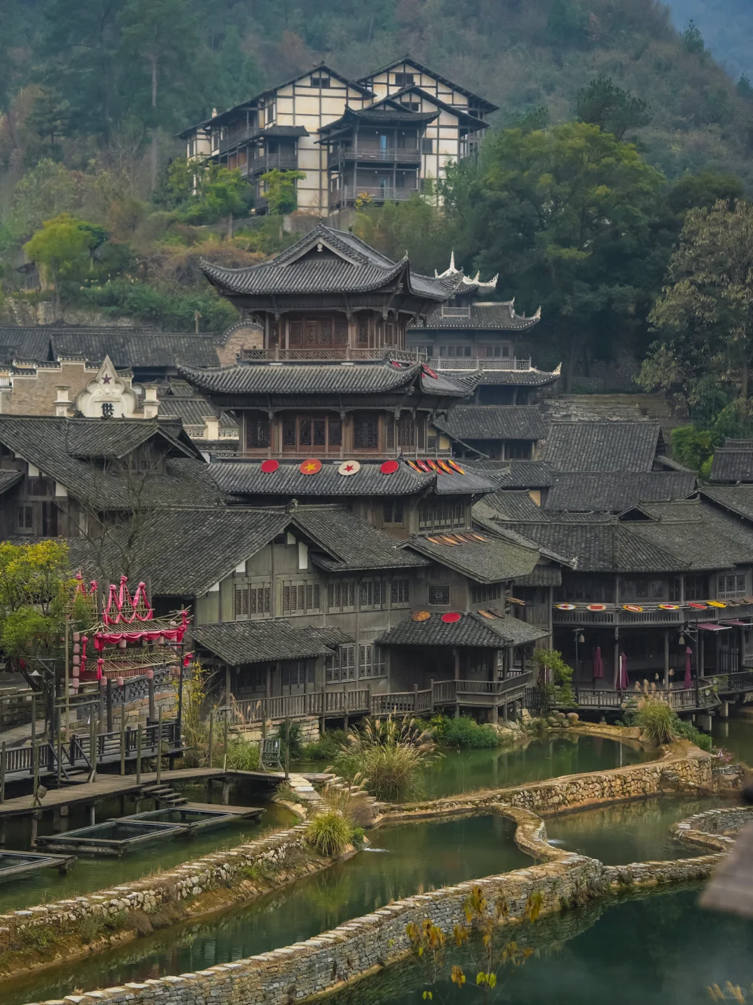 不敢想!在这样的古村仙境发呆,会有多治愈!