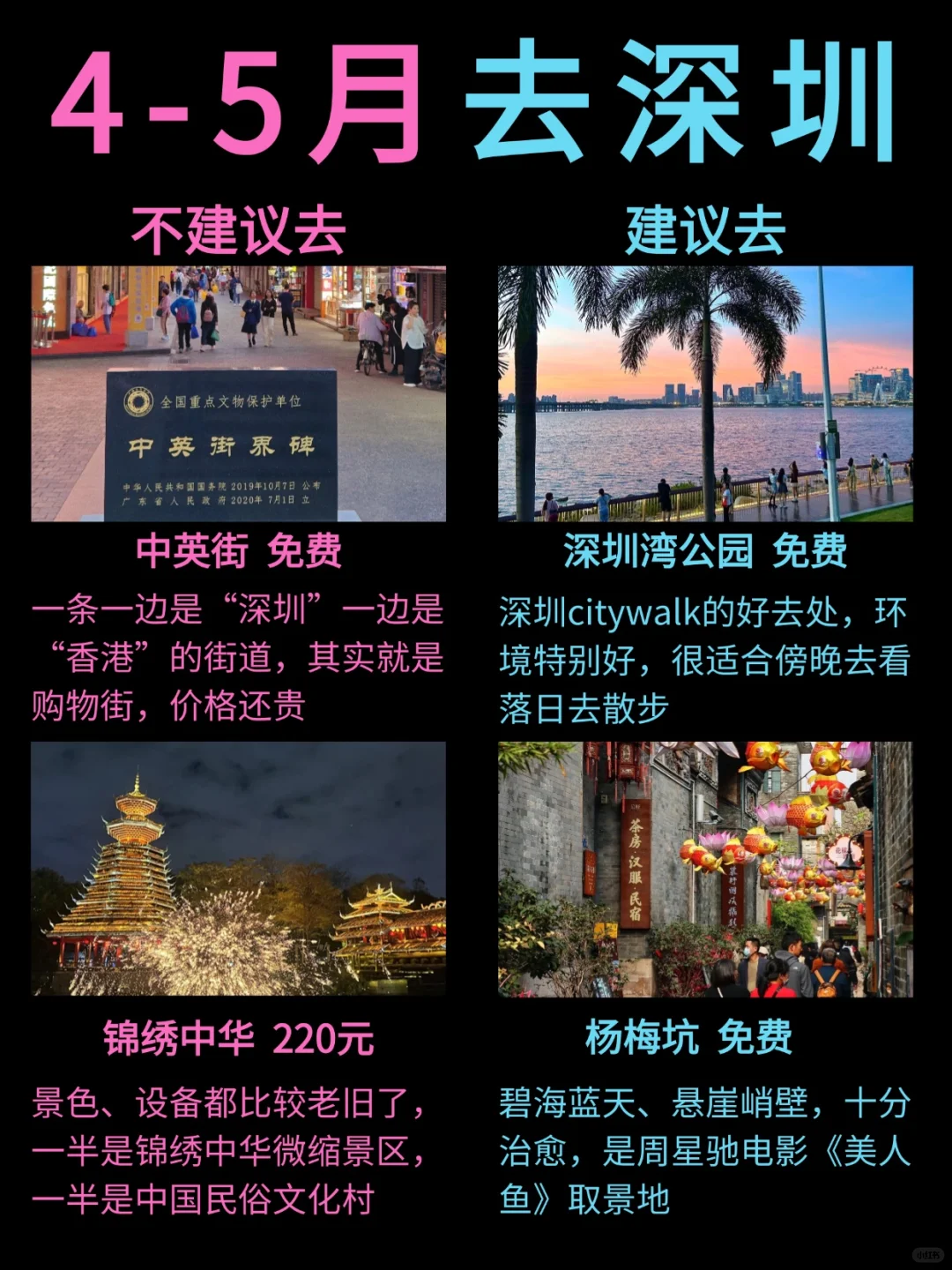 4-5月去深圳，保姆级攻略来啦
