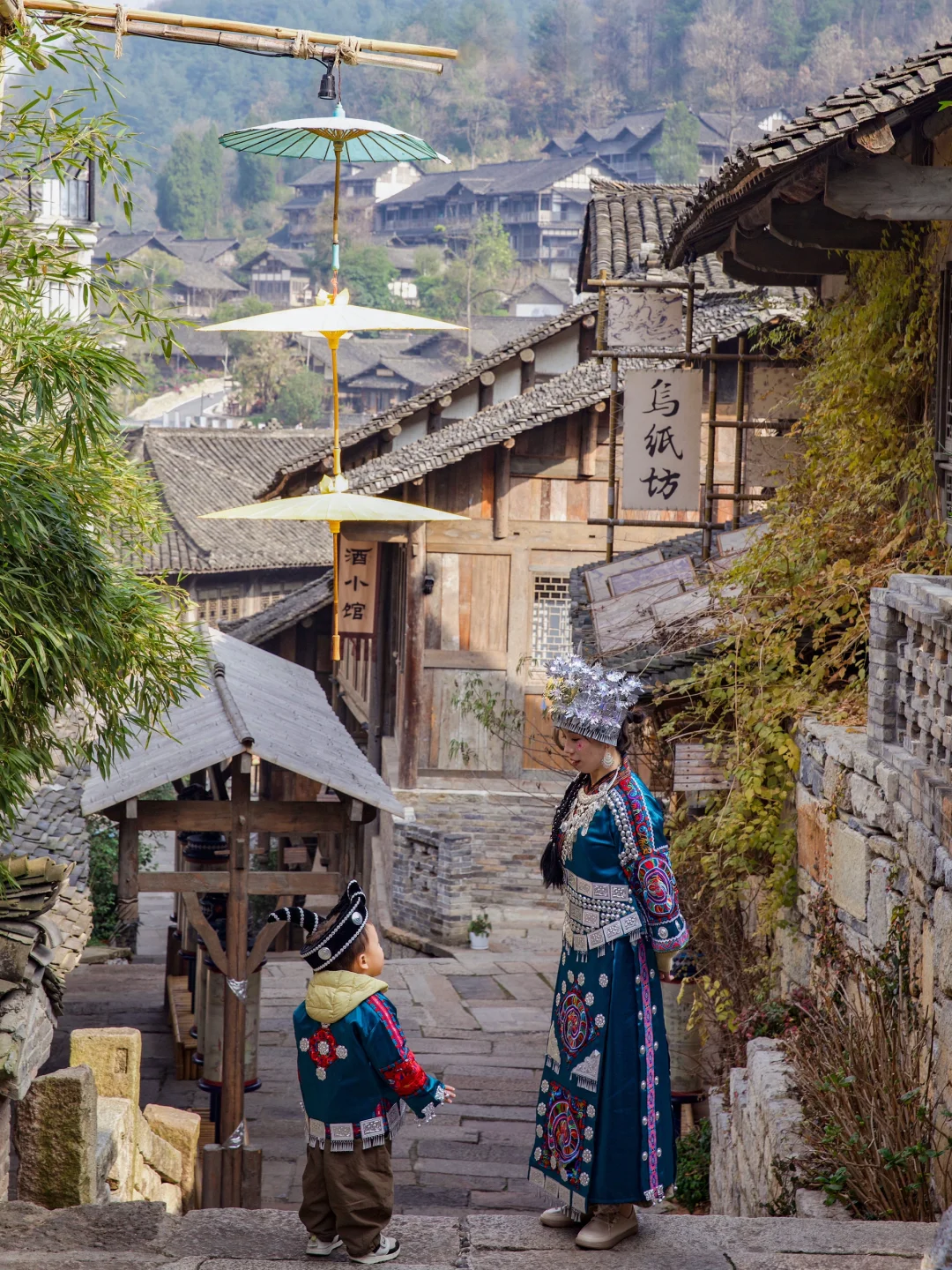 不敢想!在这样的古村仙境发呆,会有多治愈!