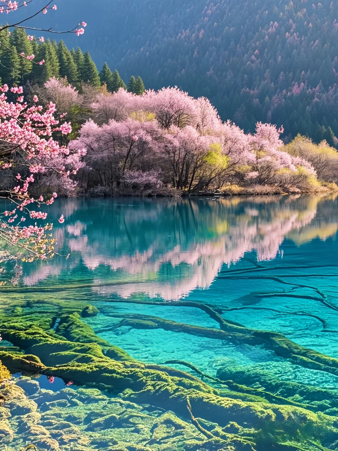 劝退不了一点，你可以永远相信九寨沟的春天