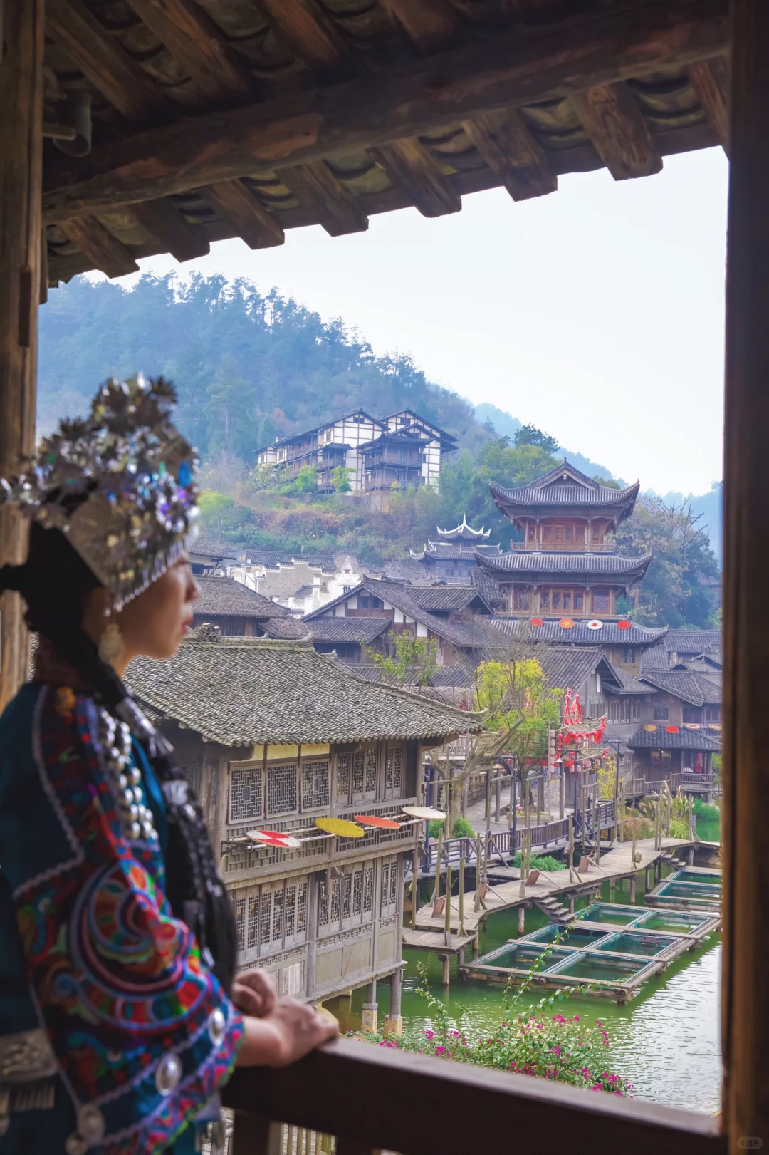 不敢想!在这样的古村仙境发呆,会有多治愈!