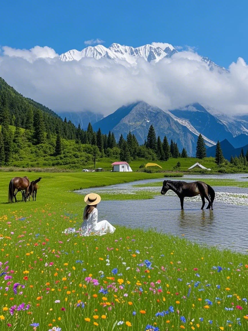 接下来的川西‼️美得让我国粹输出