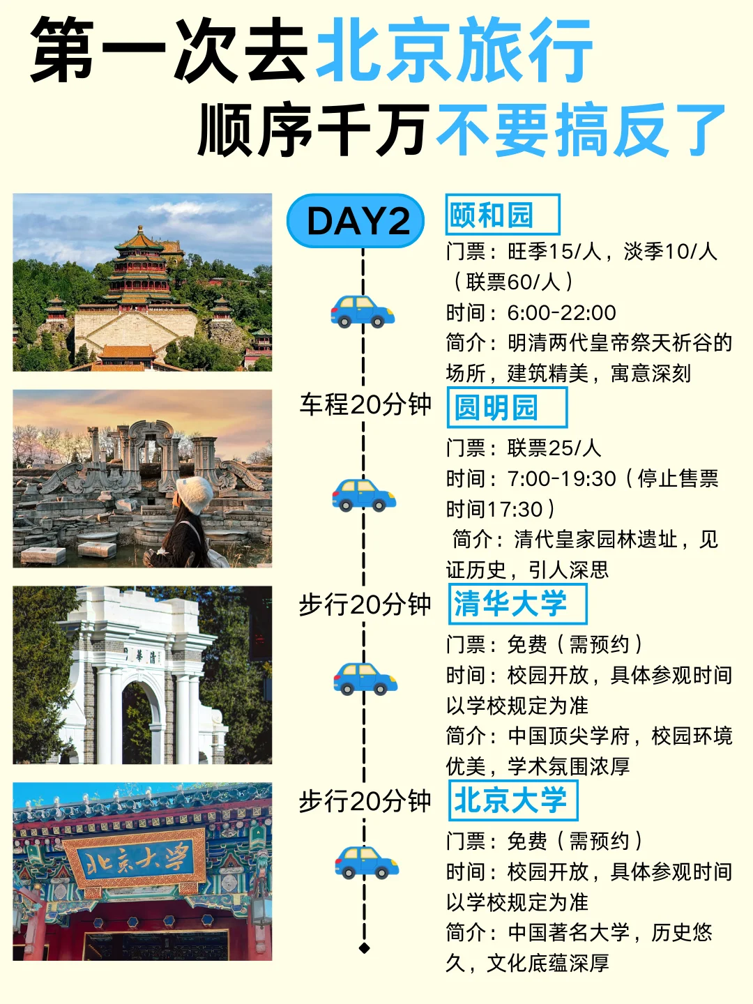 带家人来北京🌈4天3晚路线攻略收好！
