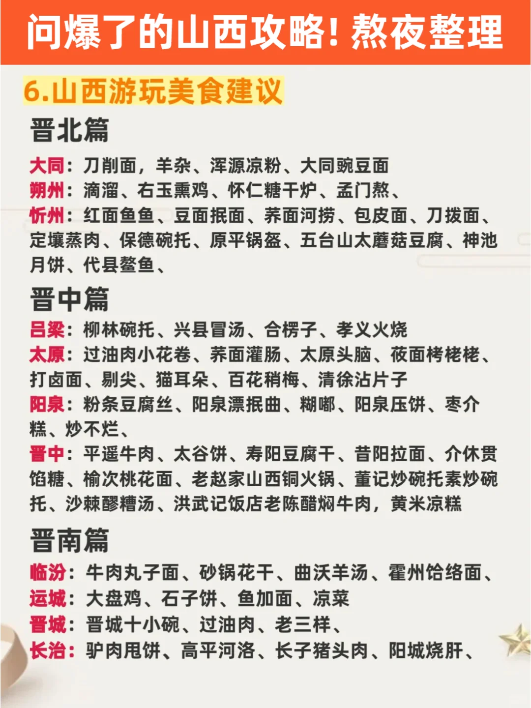 谁理解啊❗肝了7天的山西攻略📃保不踩坑