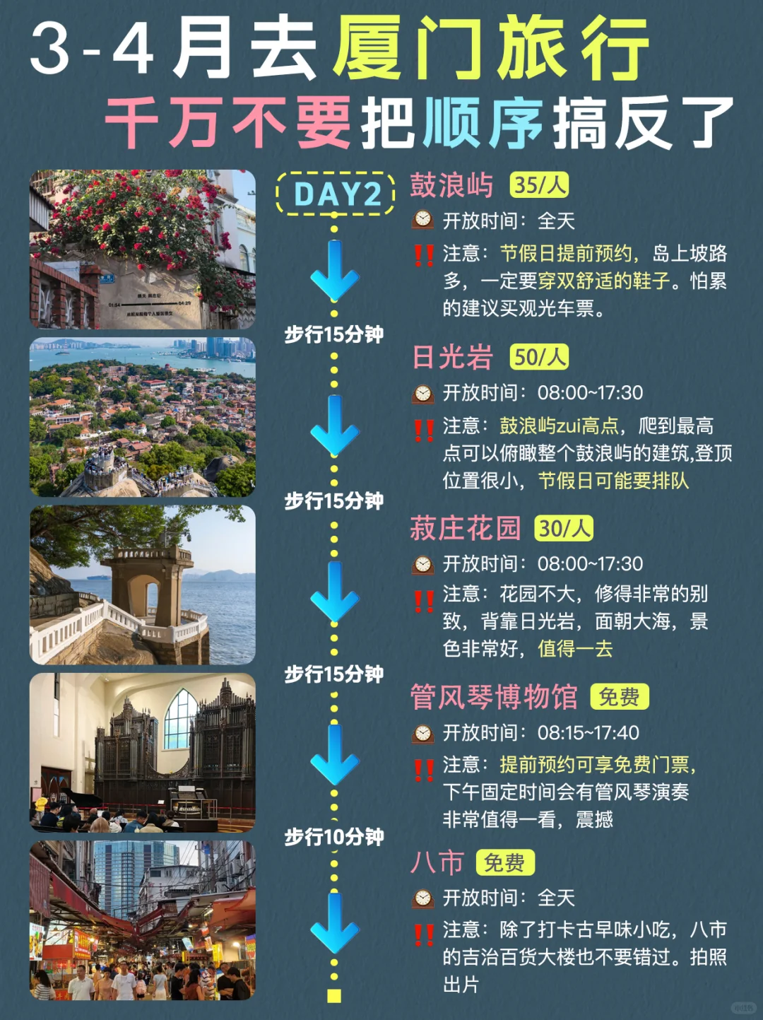 厦门三天两夜！不绕路版旅游攻略，直接抄作业