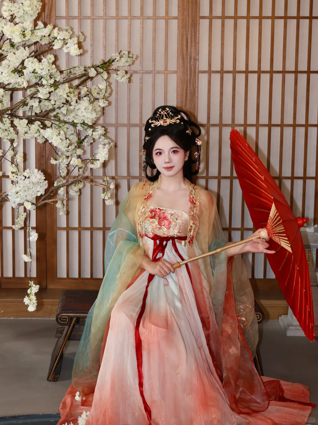 🚄高铁两小时，只为到成都当花神～🌸