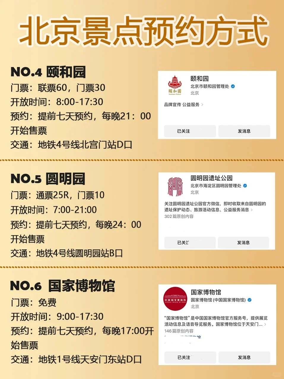 🌟【北京门票全攻略】避开99%游客踩过的