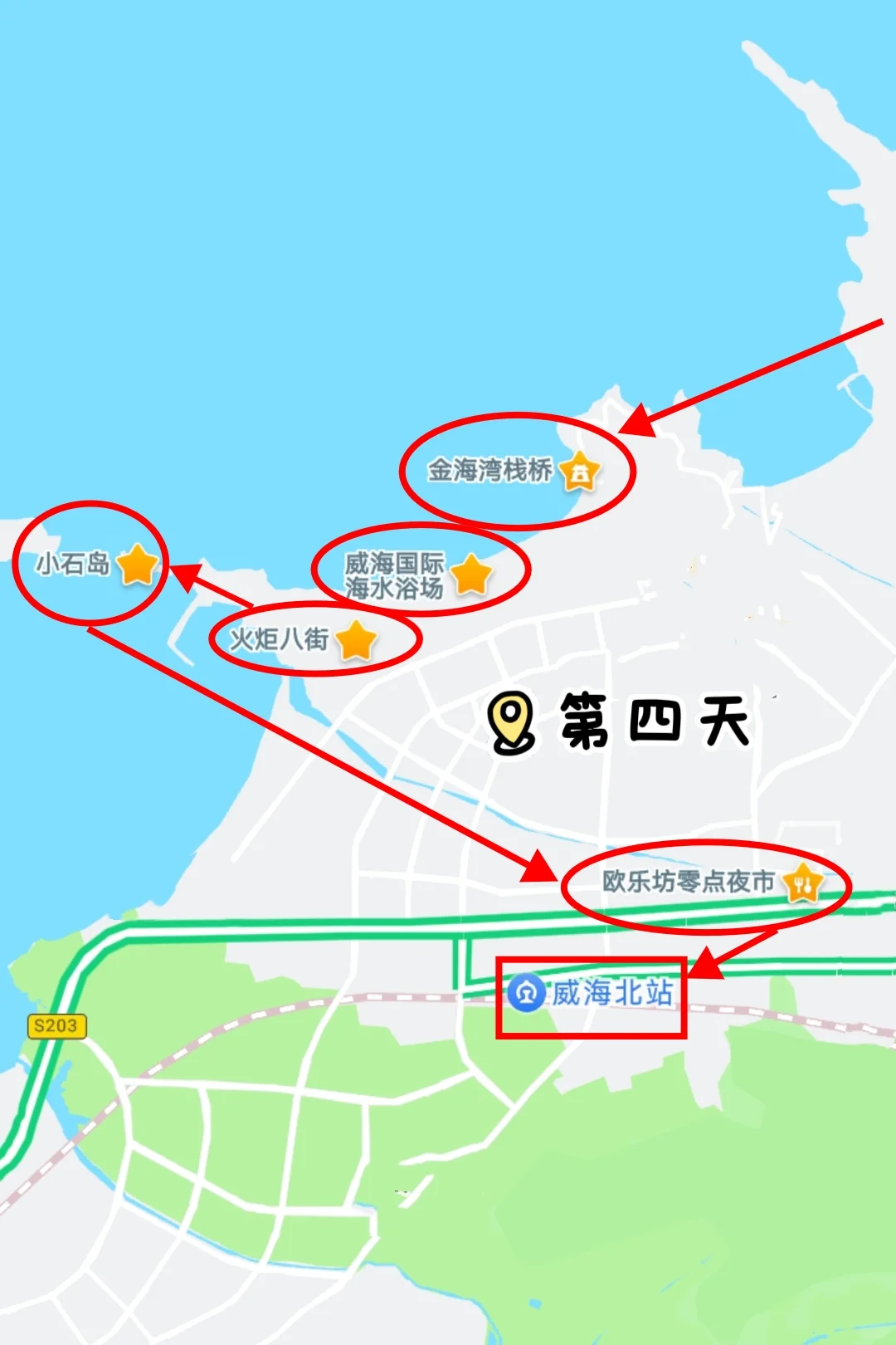 环渤海旅行闭环最全路线!!!