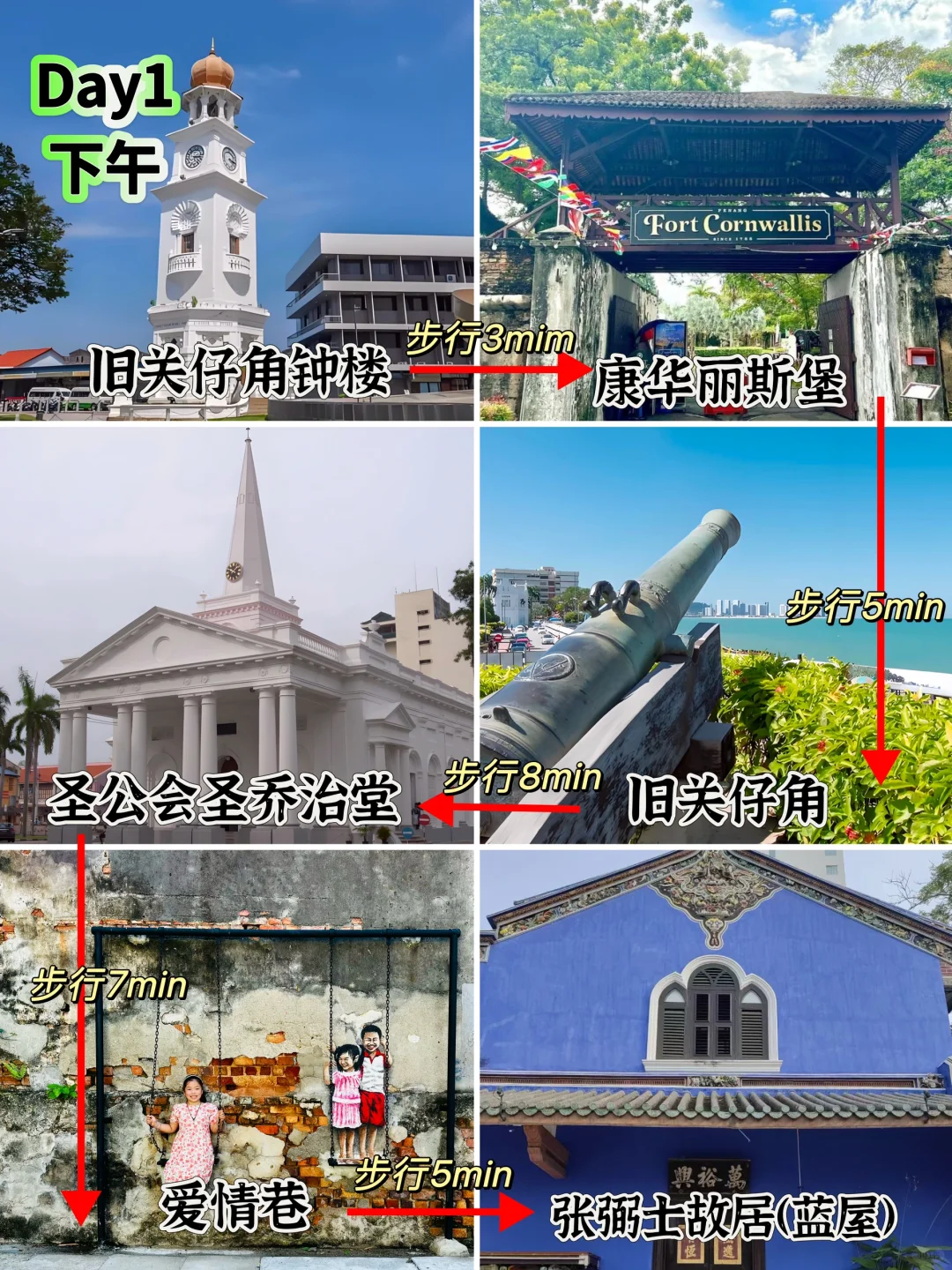 槟城2天1晚花费450元｜附机票省钱攻略