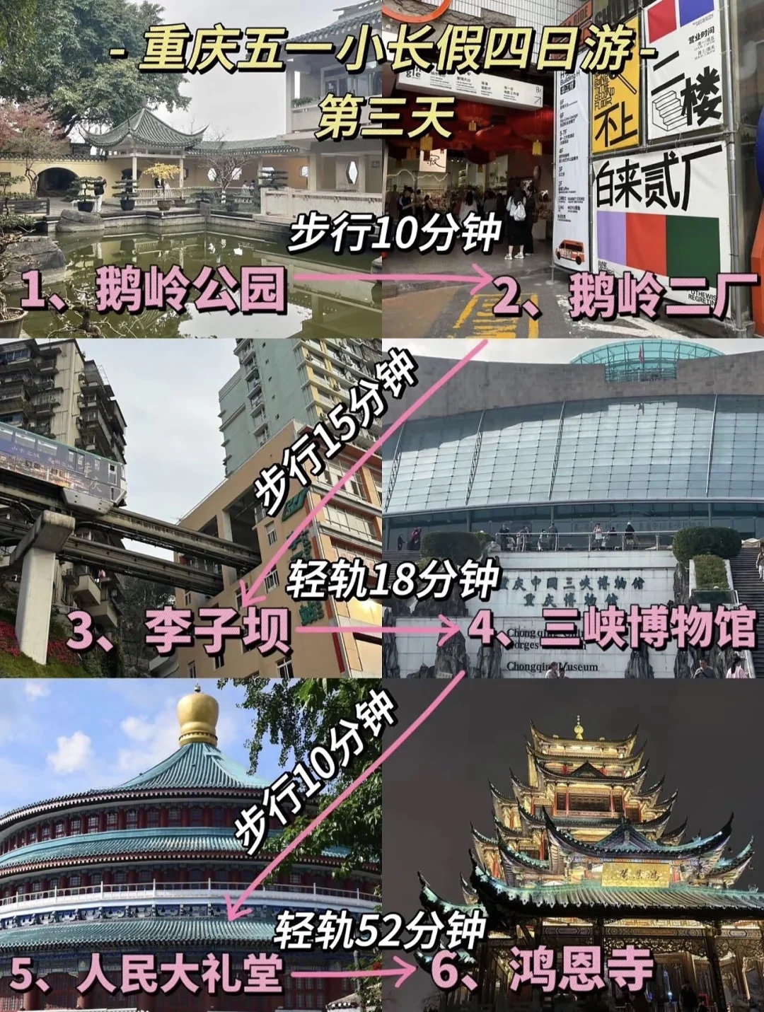 一个敢来一个！重庆穷游攻略🧩