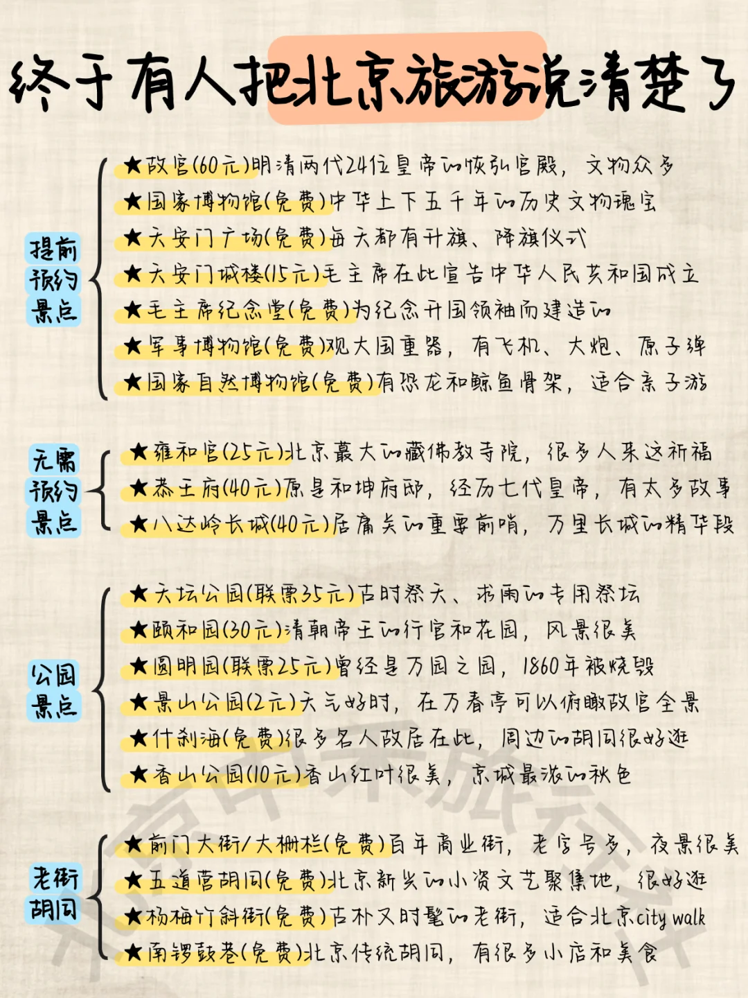 北京旅游回来的血泪史😭北京旅游攻略