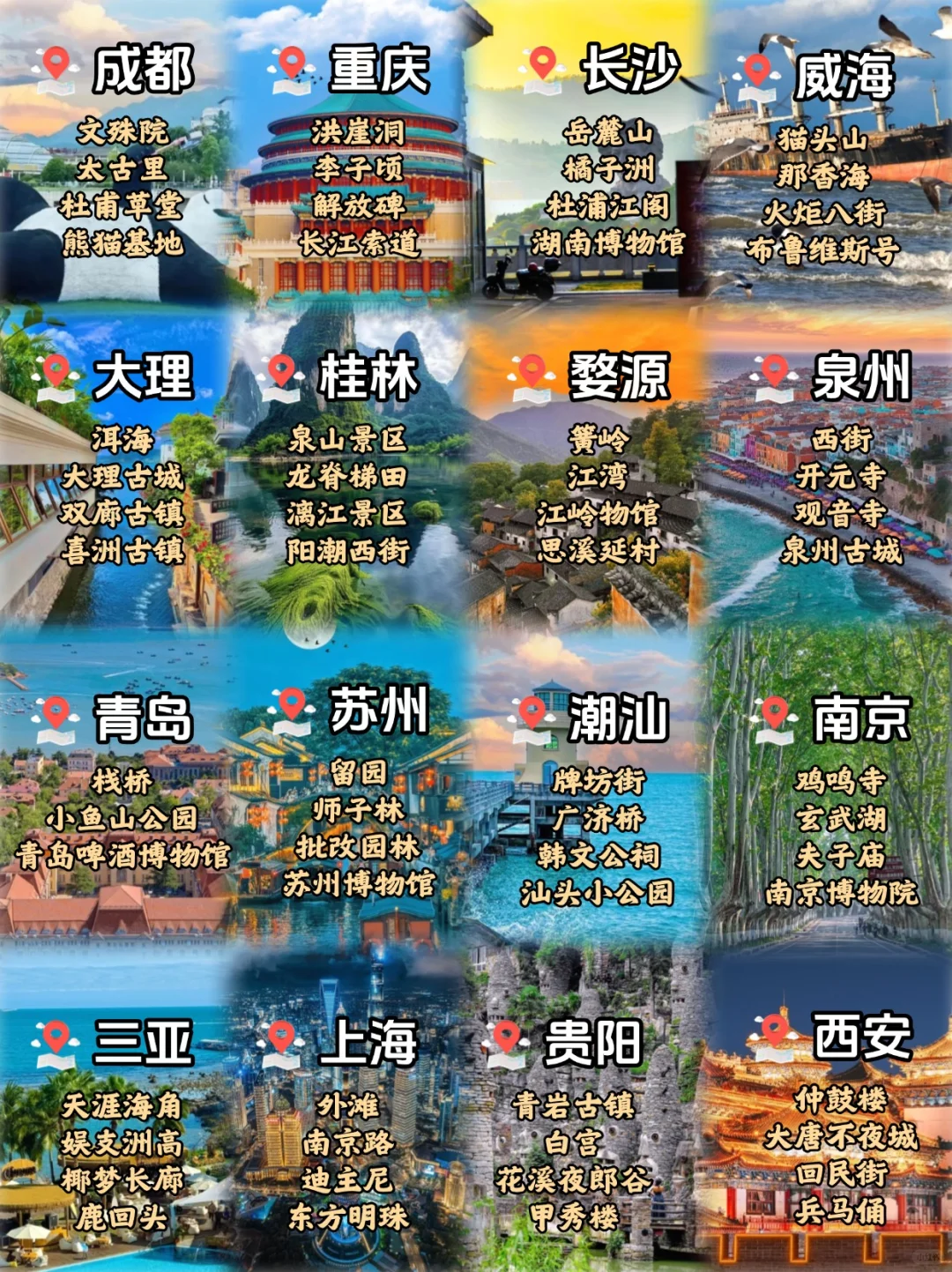 这些城市没去过的，一定要趁这个春天来看看