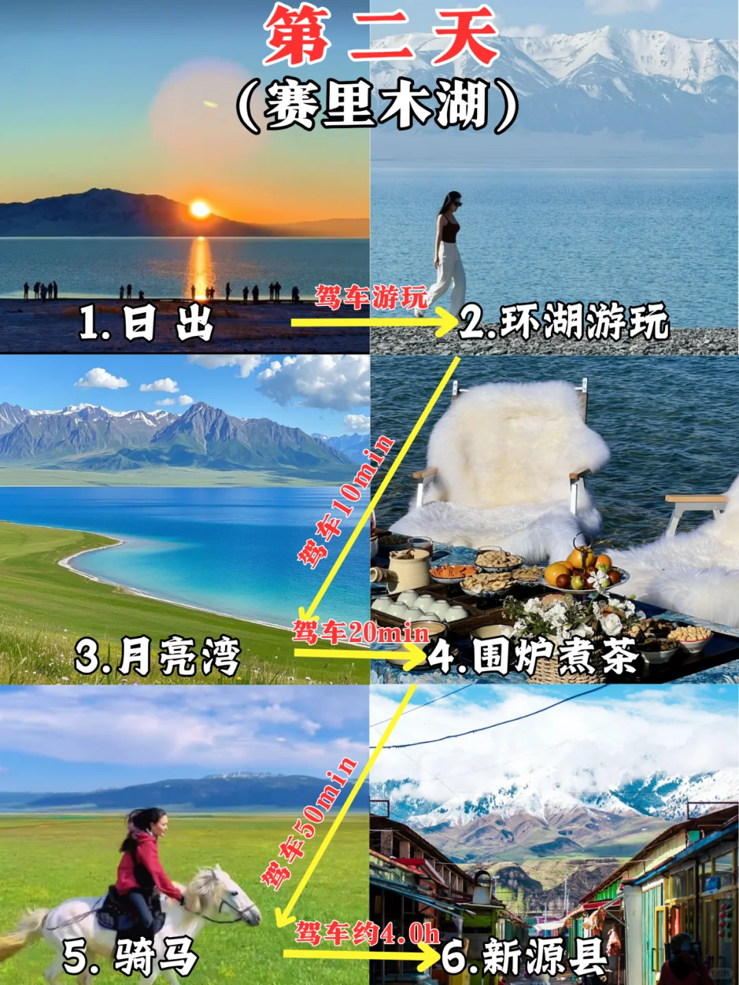 新疆-伊犁旅游懒人版攻略✅一张图看懂 超全