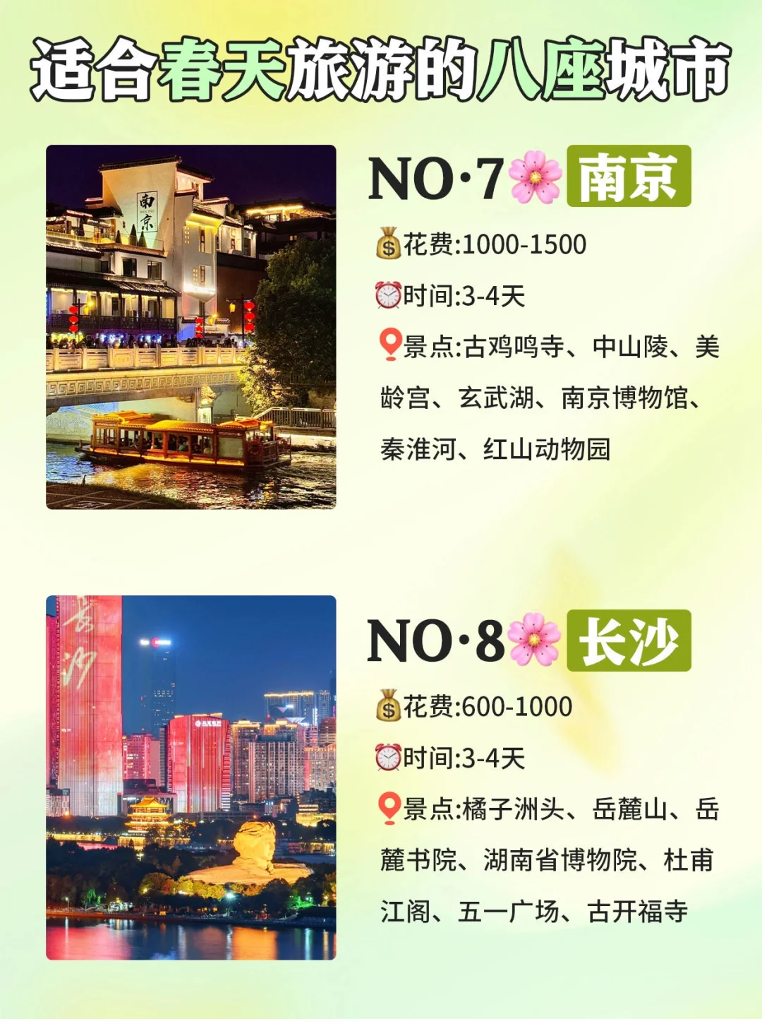 适合春天旅游的八个城市🍃不能错过🔥