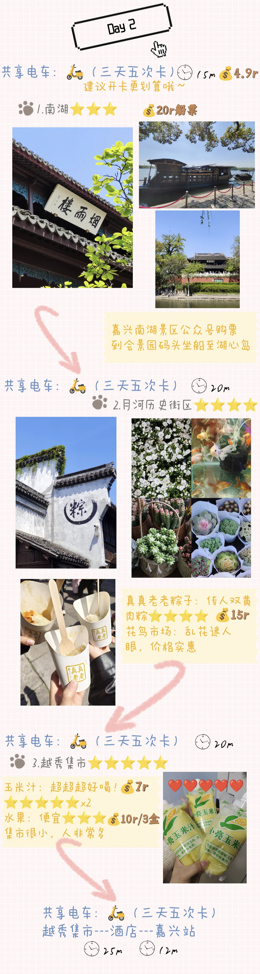 嘉兴旅游必看！两天一夜花费300攻略