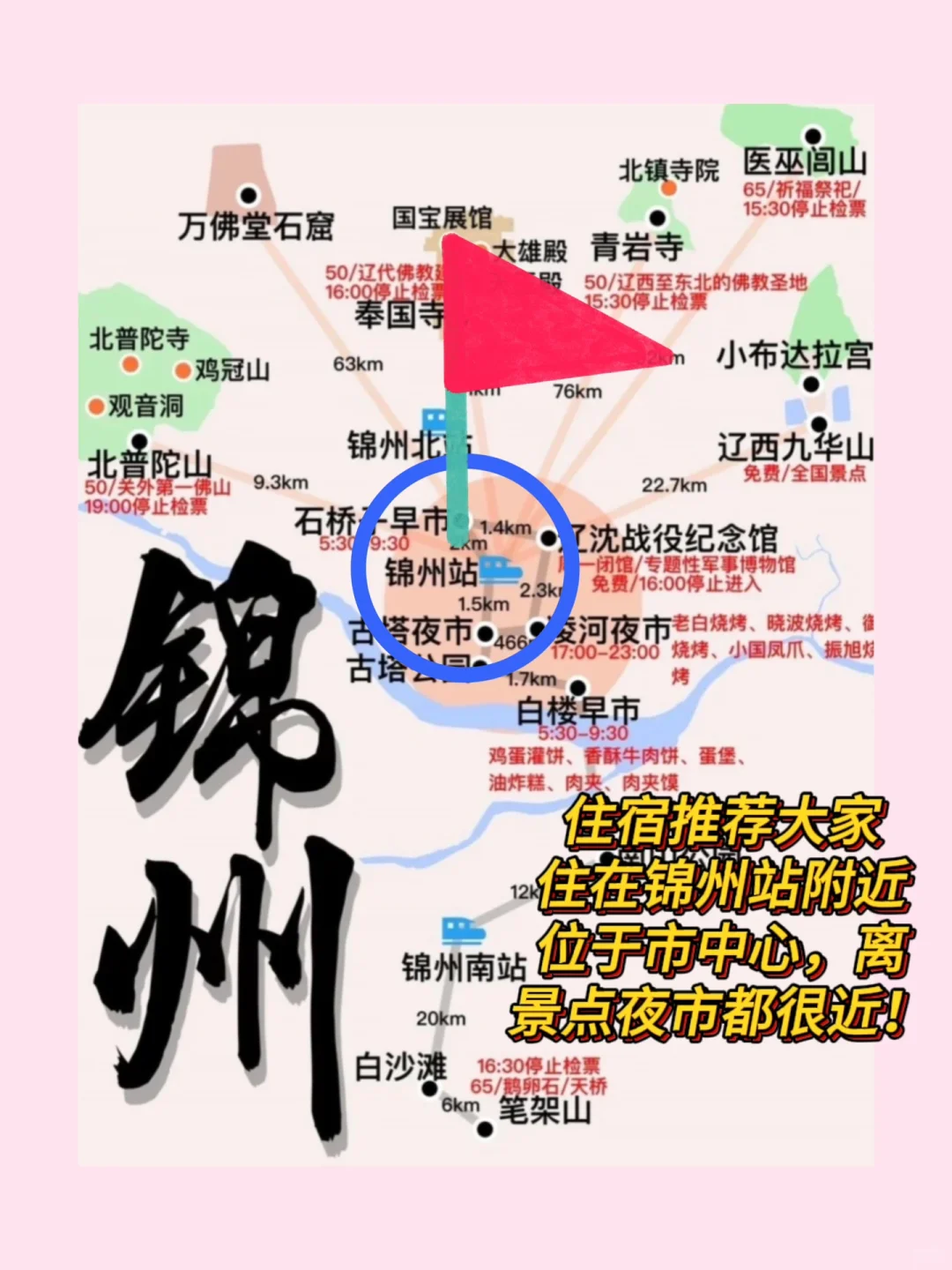 03女大📍锦州3天2夜全攻略✌（穷鬼版