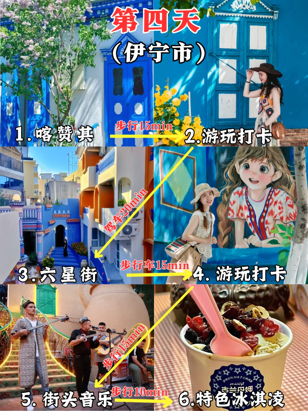 新疆-伊犁旅游懒人版攻略✅一张图看懂 超全