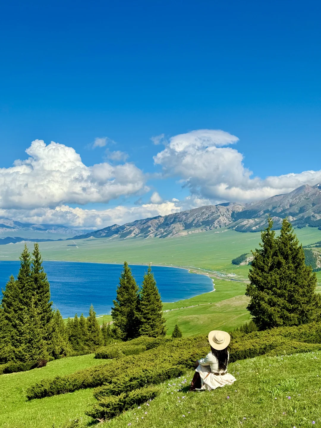 就现在！梦里的场景出现了！赛里木湖live