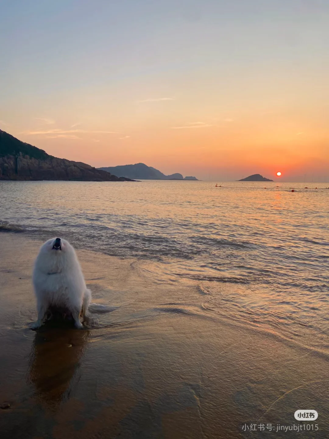 假期海边旅行，松兰山景区。