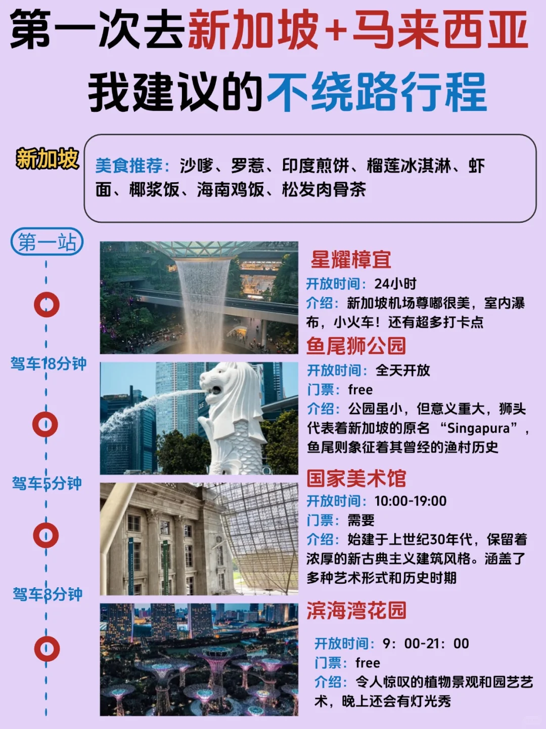 八探新马，超实用新马全境旅游路线