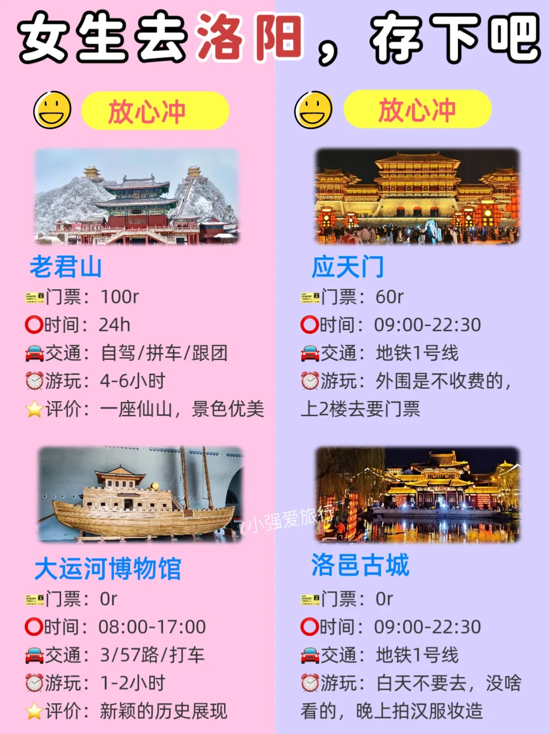 谁懂啊…女生去洛阳旅游踩雷！血泪教训😭