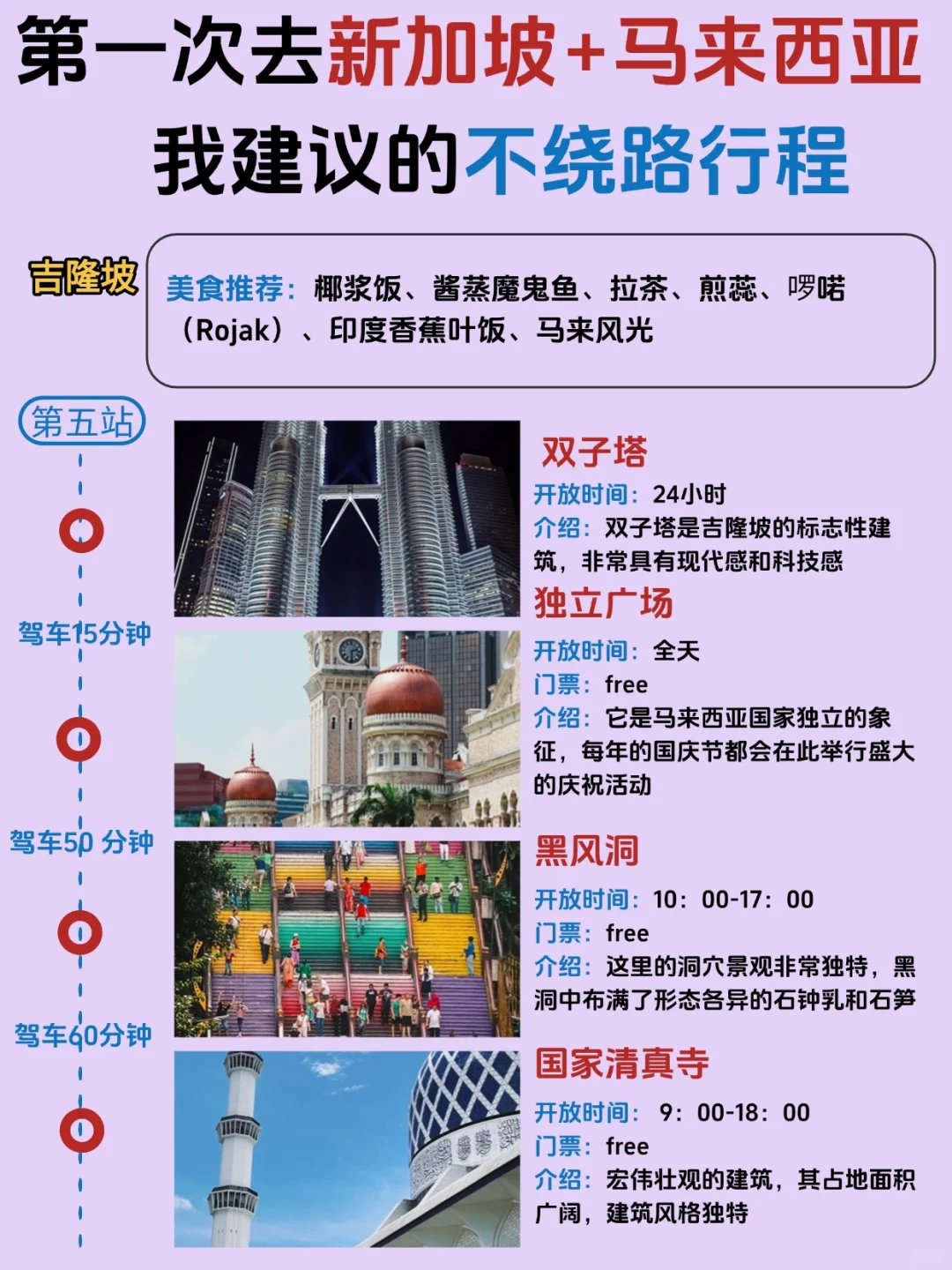 八探新马，超实用新马全境旅游路线